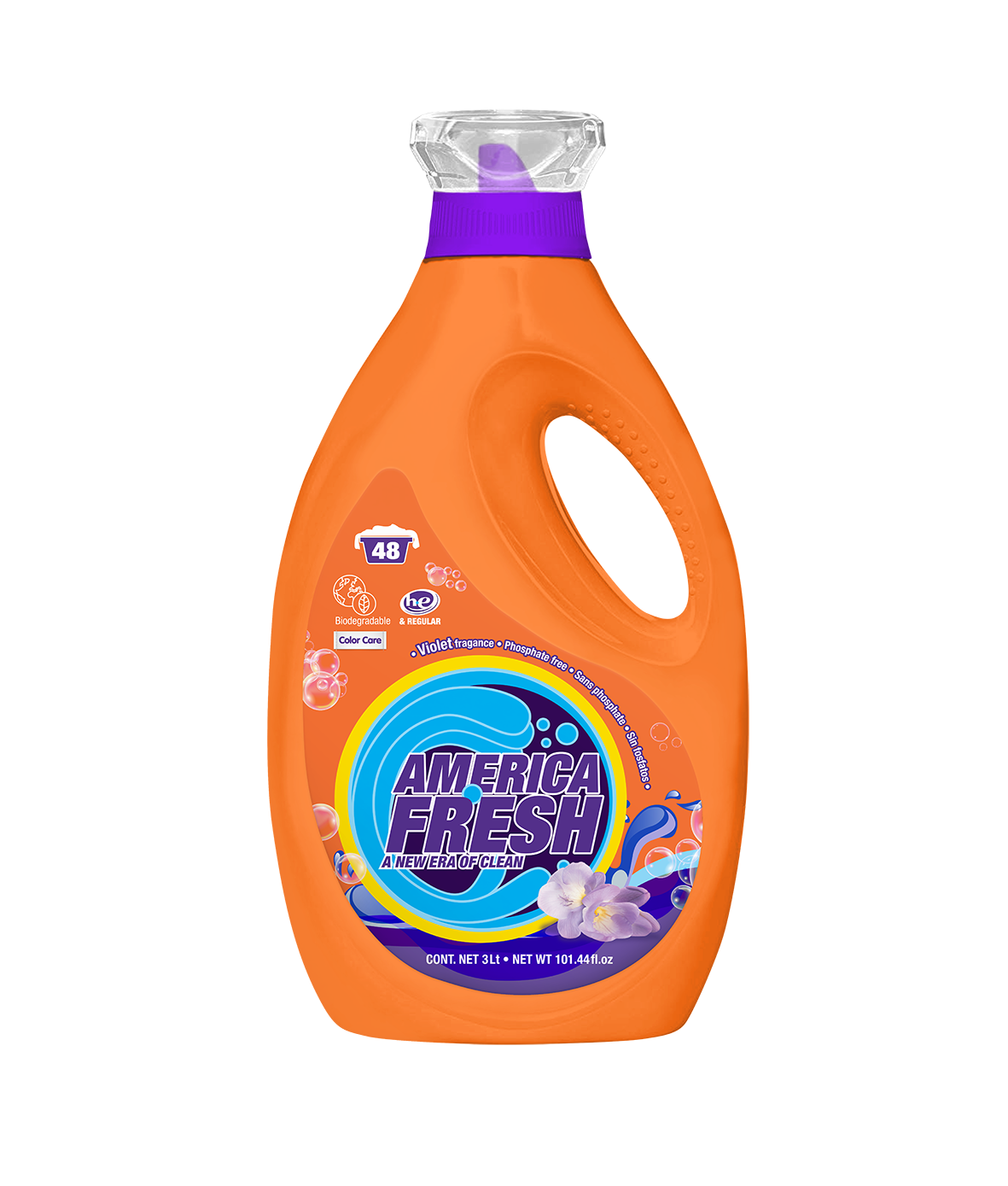 Detergente Liquido Fragancia Violeta